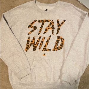 Stay Wild Glamour Kills sweatshirt